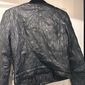 Zara leather jacket amazing style ! Like new!